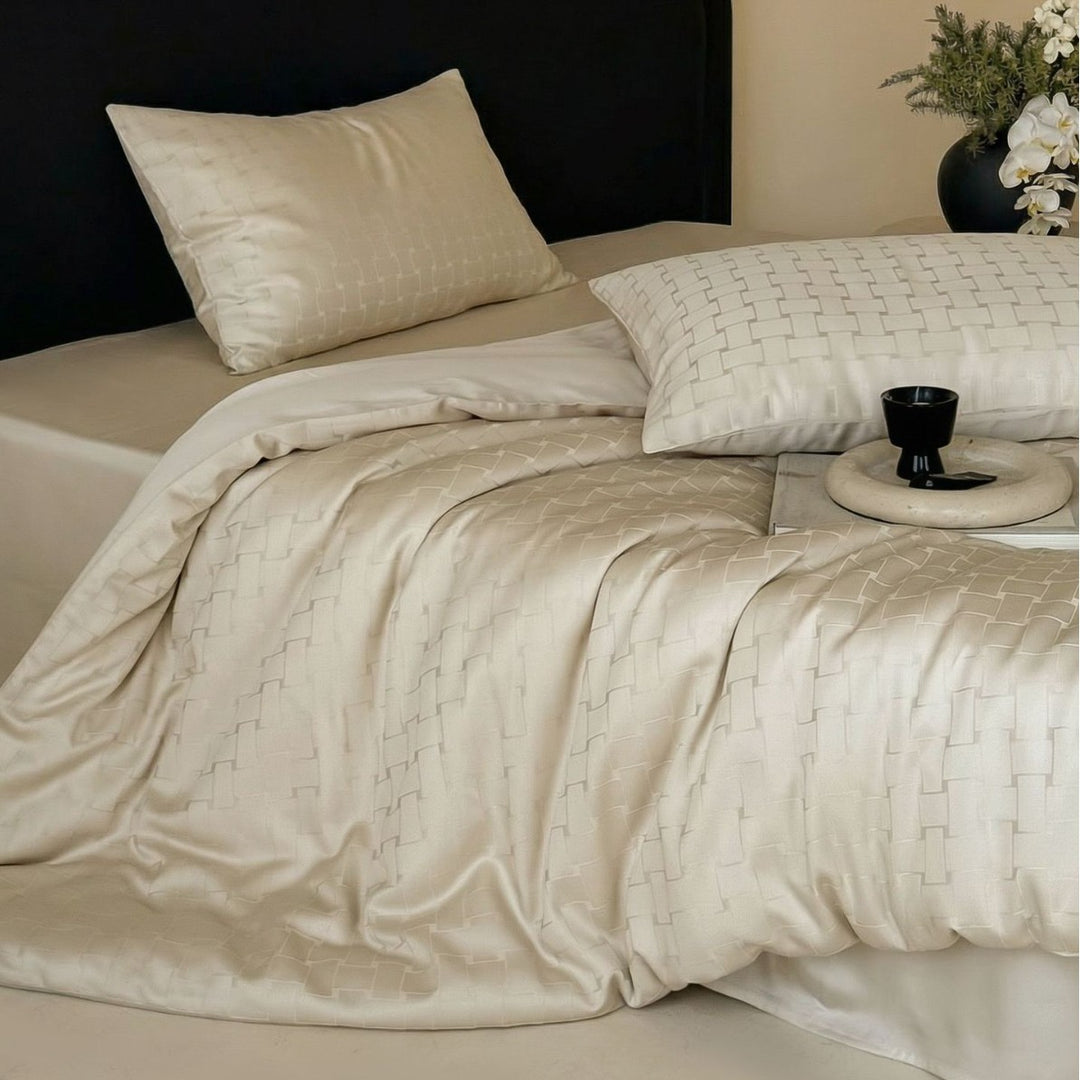 Tencel bedding set, 4-piece, cooling and elegant