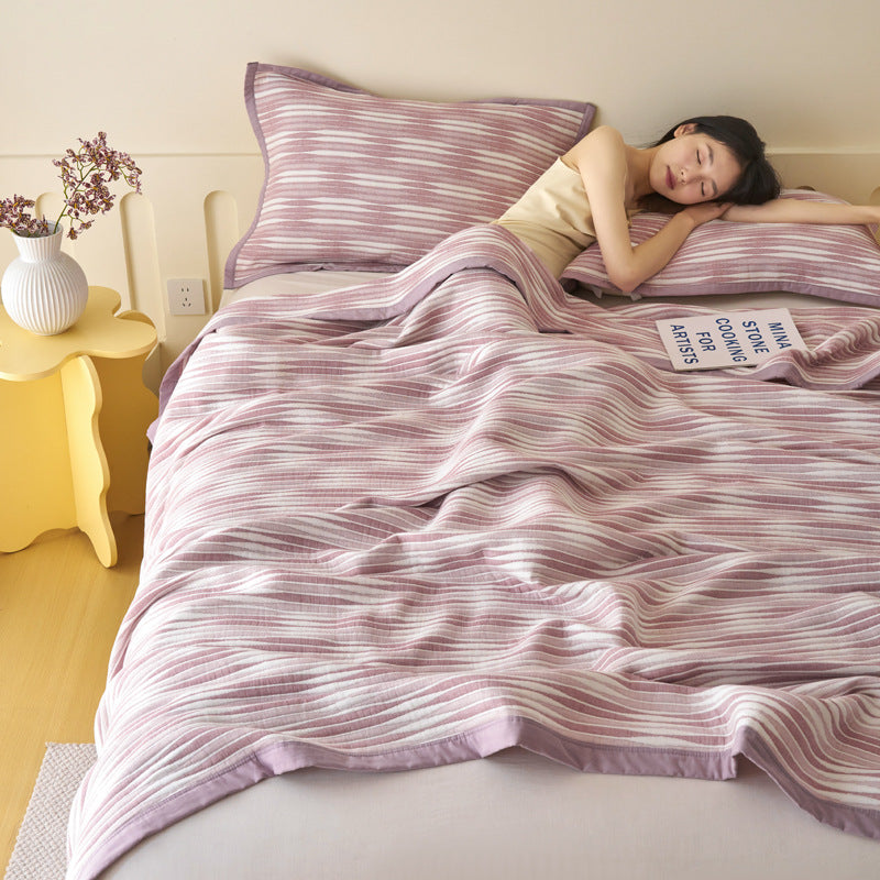 Nordic Style Cotton Gauze Blanket