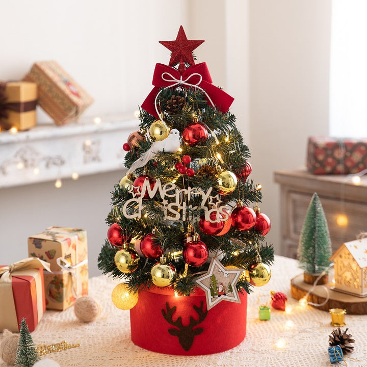 Mini Christmas tree with flocking, 45 or 60 cm