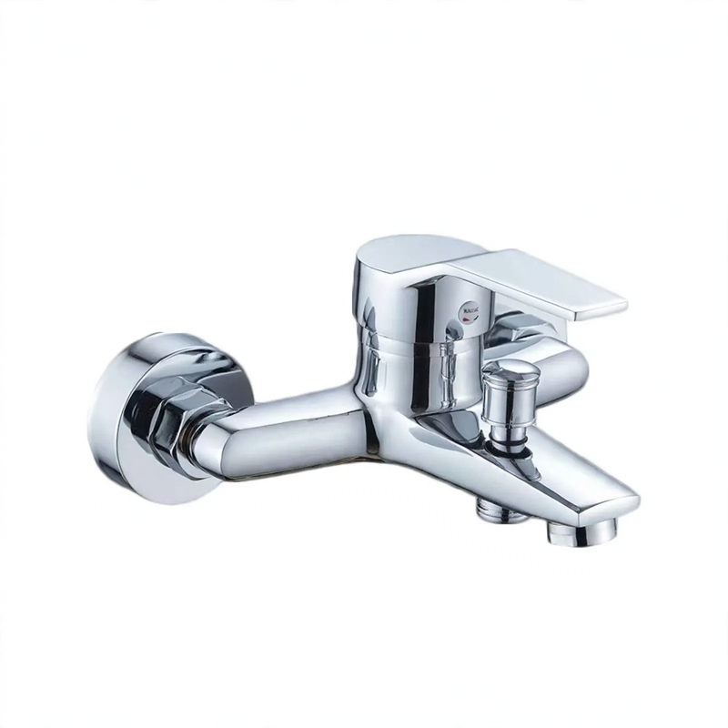 Shower mixer, three-piece