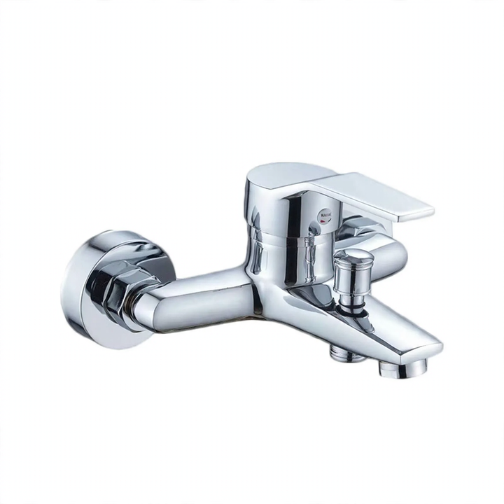 Shower mixer, three-piece