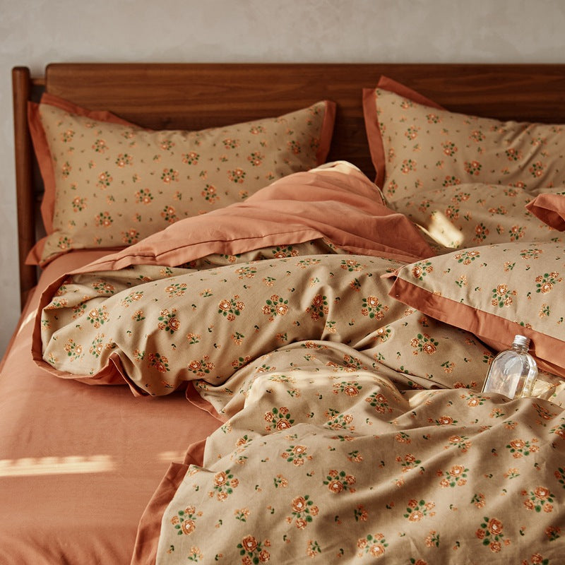 Bedding set, 100S, fluffy, floral pattern