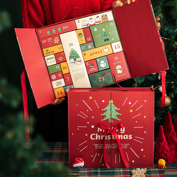 Christmas Advent Calendar Gift Box, 24 Compartments