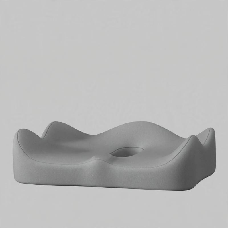 Coccyx relief cushion made of memory foam