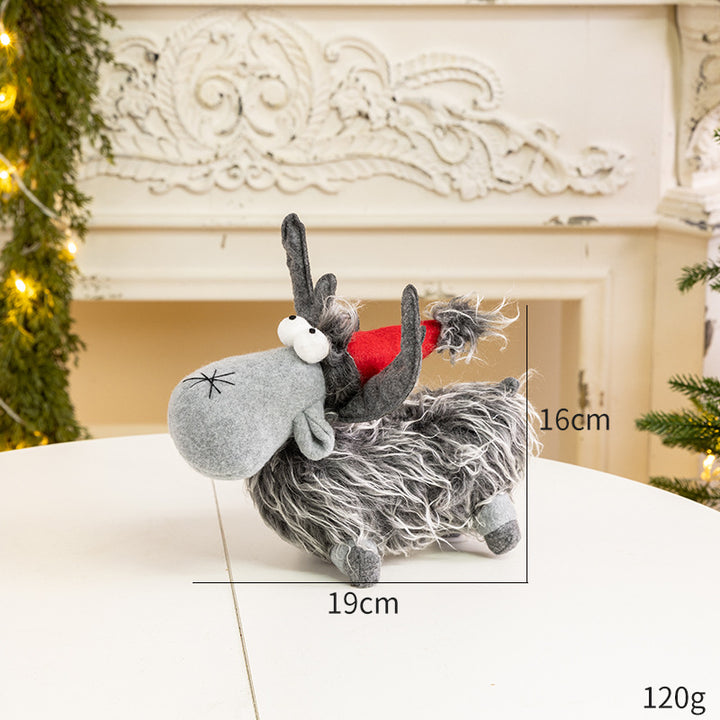 Christmas Gnome and Reindeer Figure Set
