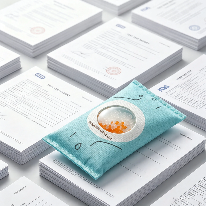 Smart silicone desiccant with viewing window