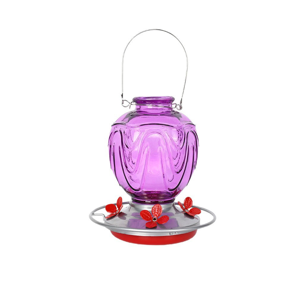 Hanging Glass Feeders for Hummingbirds and Birds