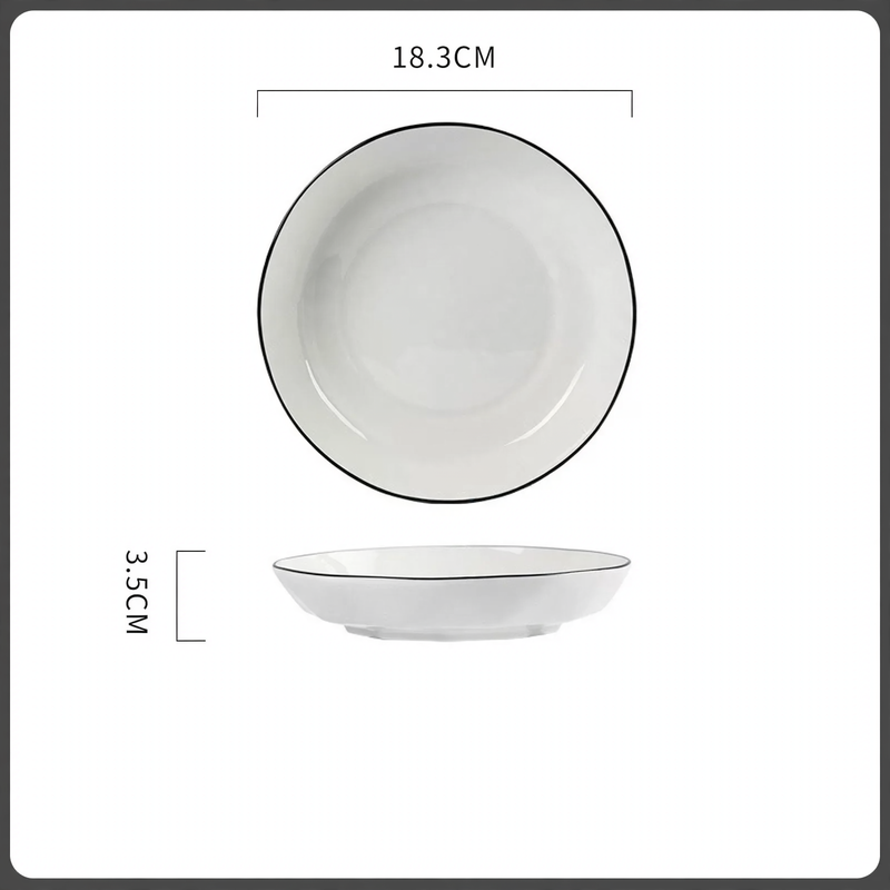 Ceramic dining set, Japanese style, various sizes