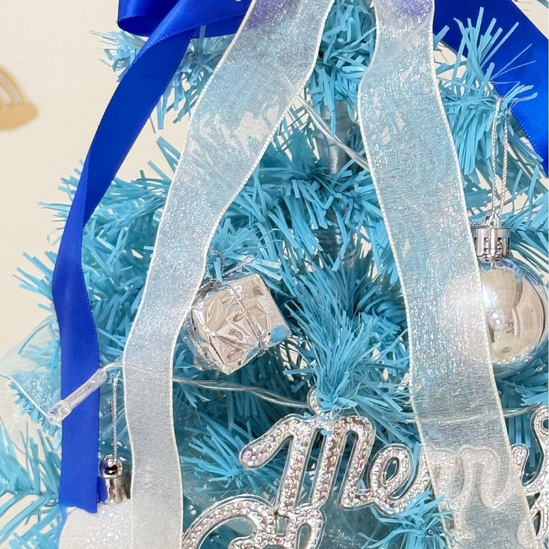 Miniature Christmas Tree Set with Lighting