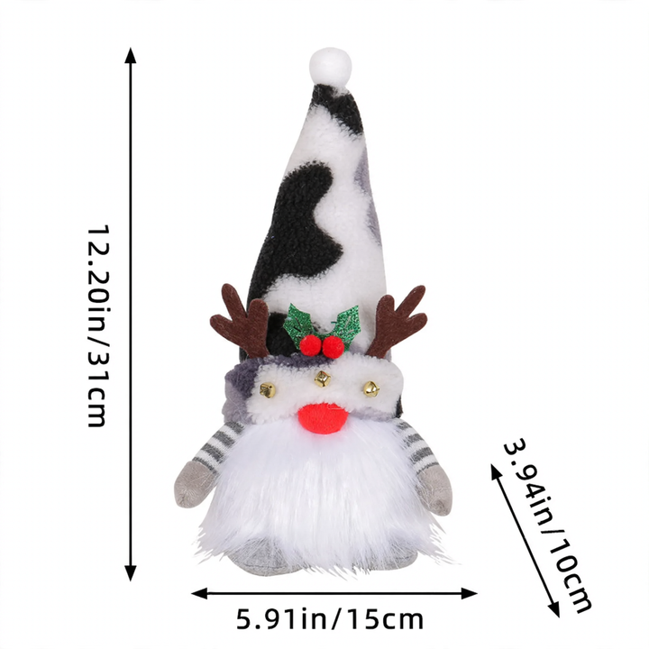 Bright Christmas Elf Figure with Sequins