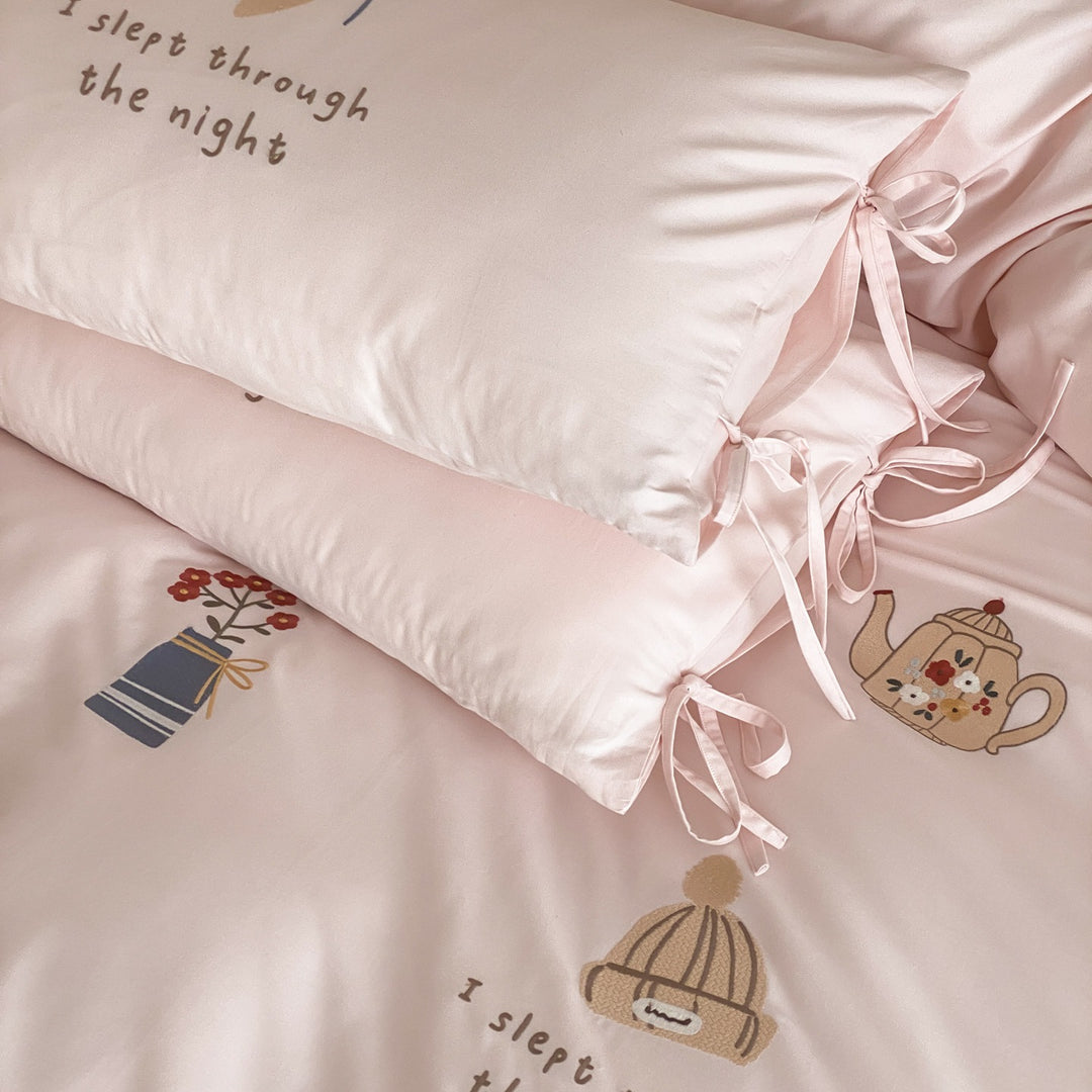 Bedding set made of Xinjiang cotton, brushed, 100s