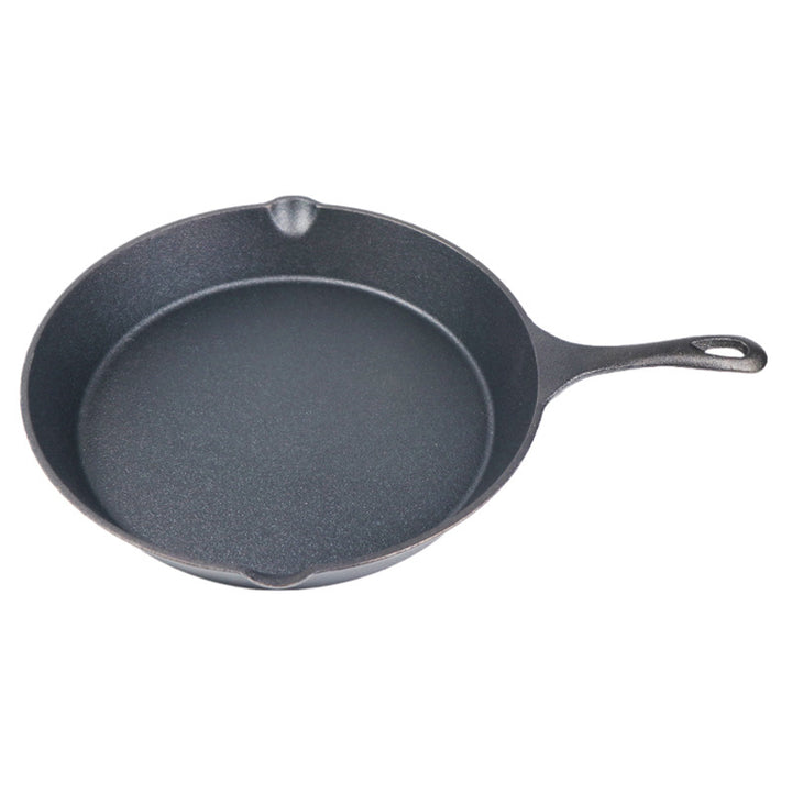 Cast iron pan, flat bottom