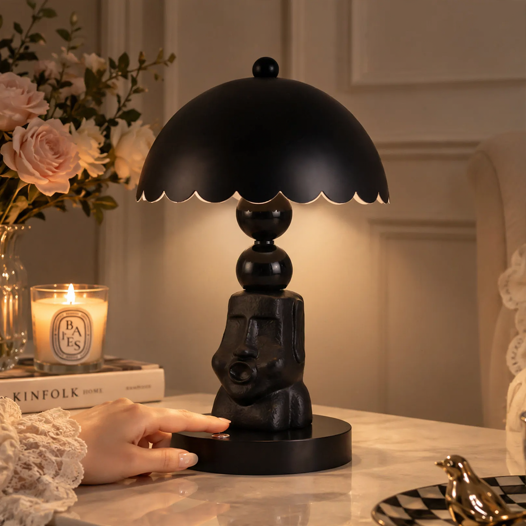 Moai table lamp ZHTJ038, touch-controlled, dimmable