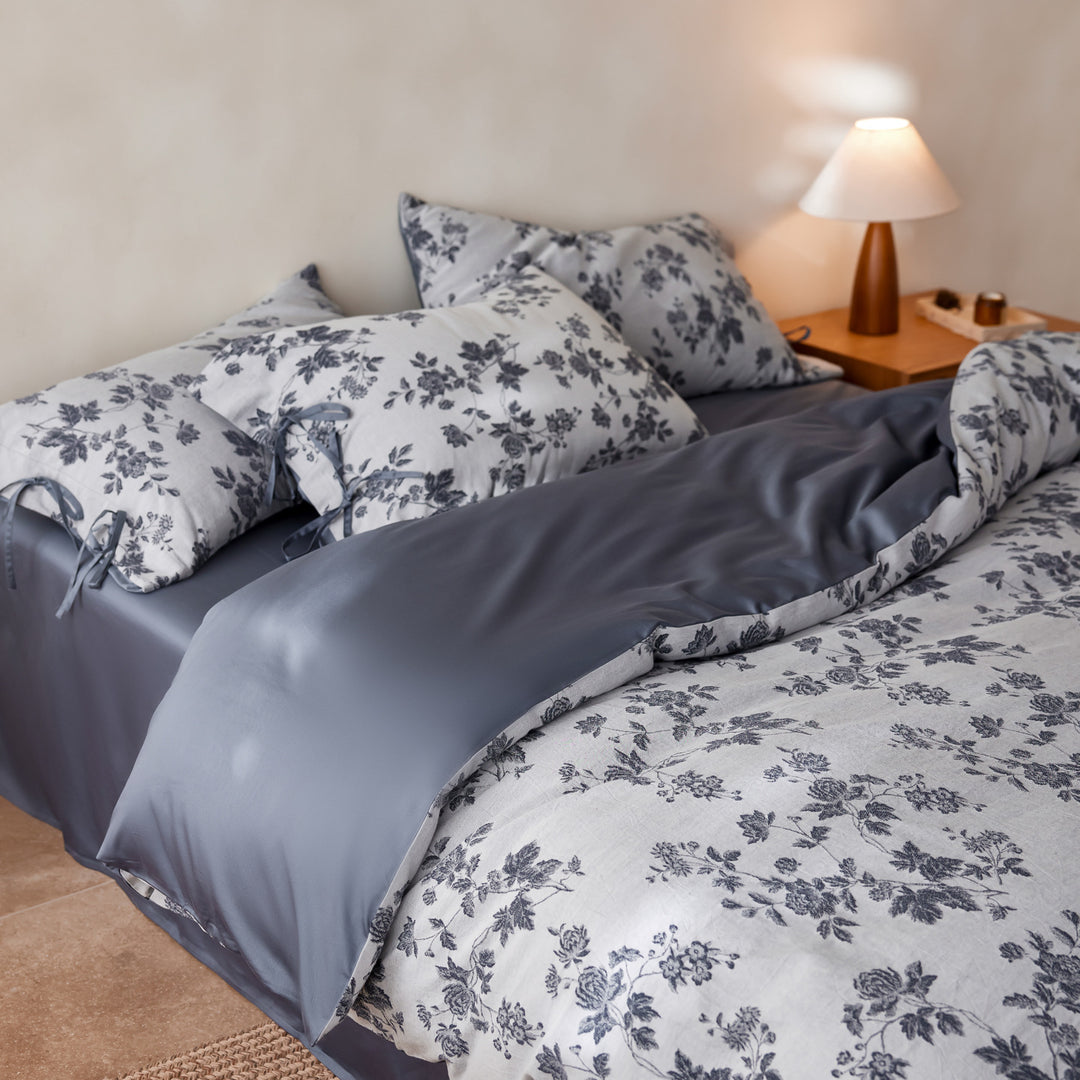 Long-staple cotton bedding, jacquard design