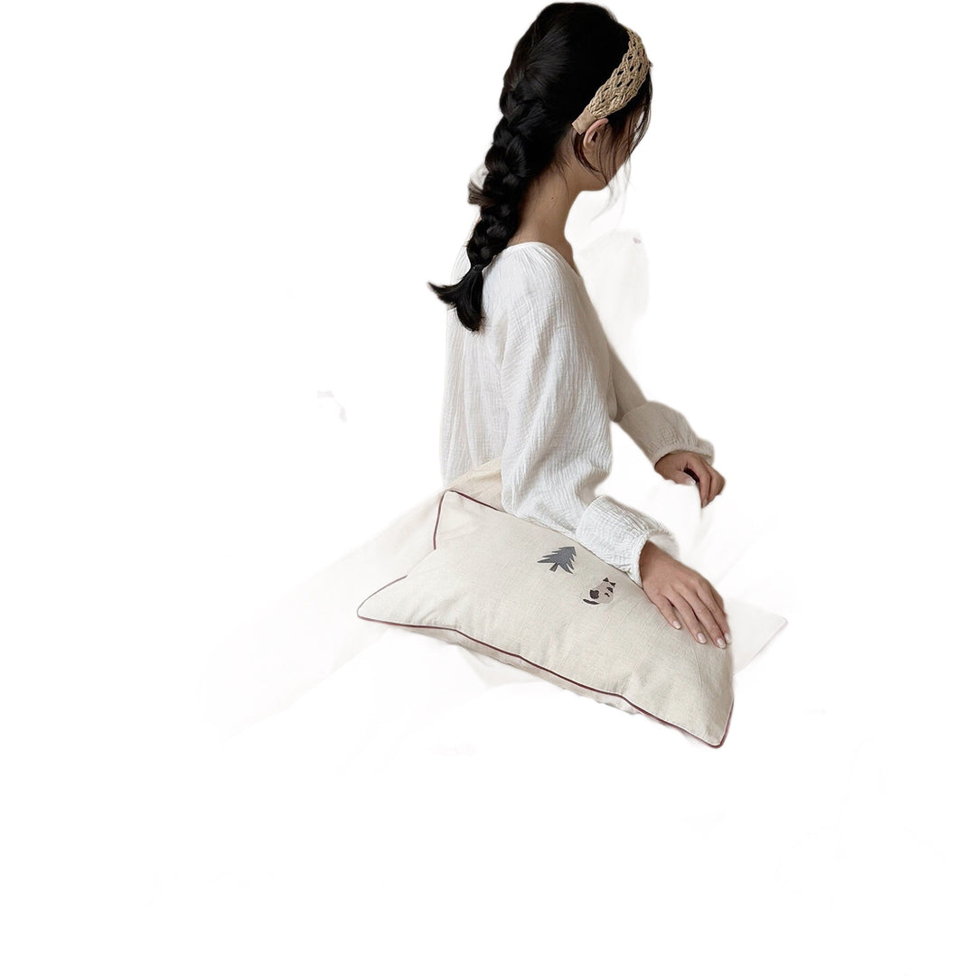 Bedding set made of cotton-linen blend