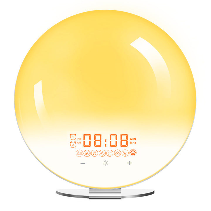 Sleep aid with white noise and light function