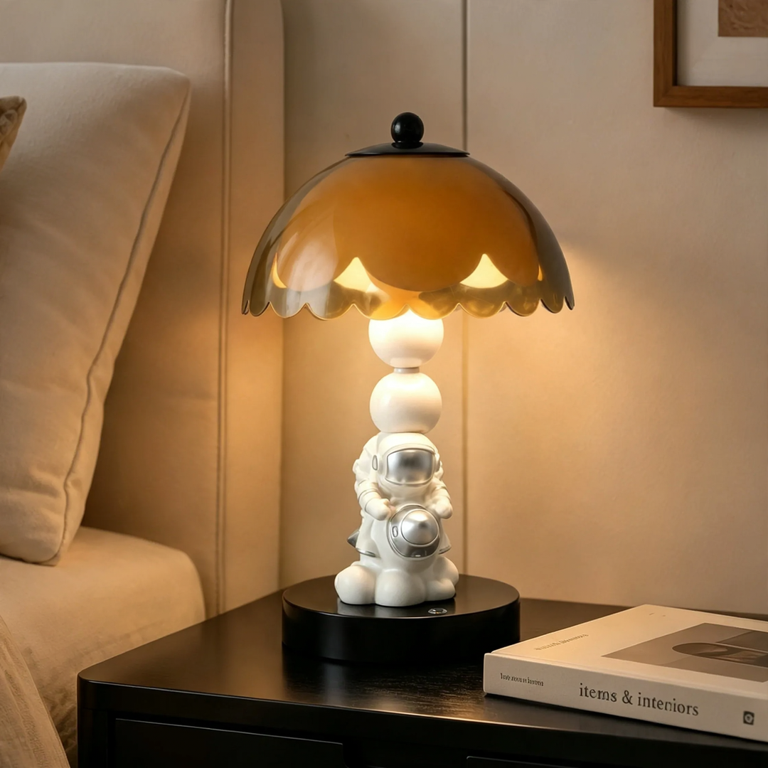 Cartoon Astronaut Nightstand Lamp