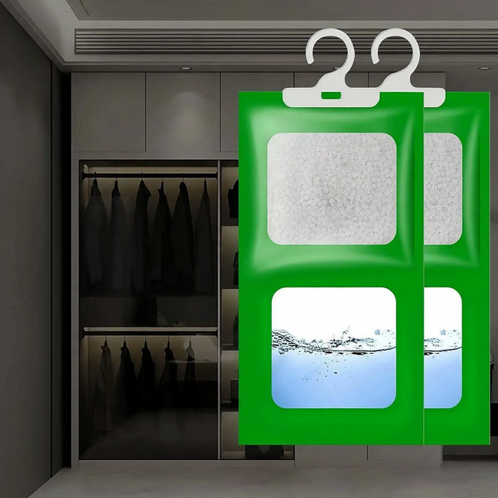 Hanging Dehumidifier Bag Against Moisture and Mold