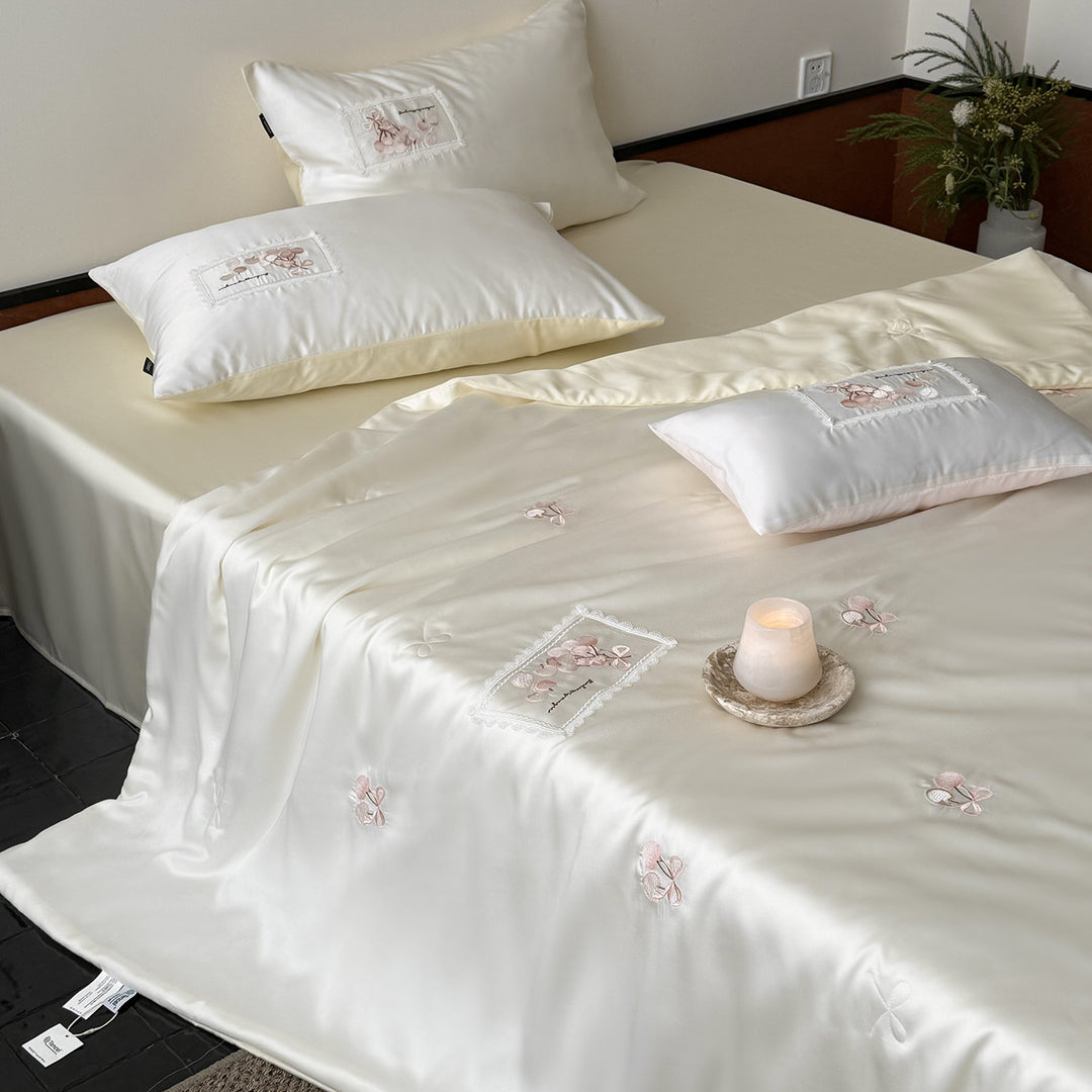 Lyocell summer blanket, 60 thread count, 4-piece