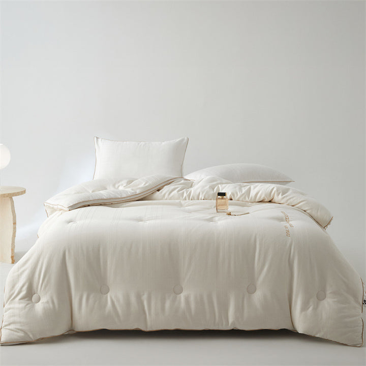 Cotton duvet with soybean fiber filling, warm, autumn/winter