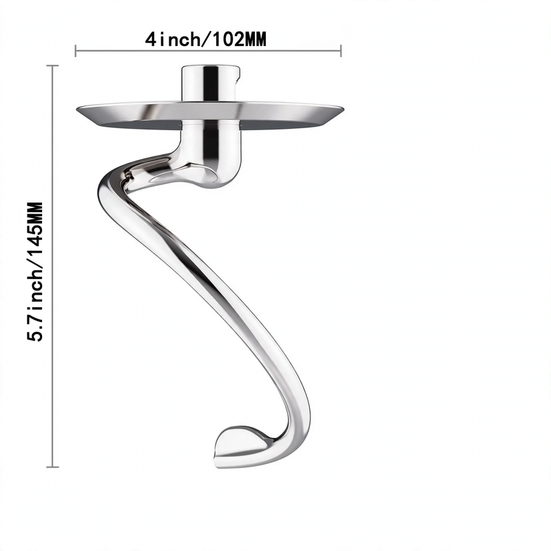 Mixing tool set for food processor, stainless steel