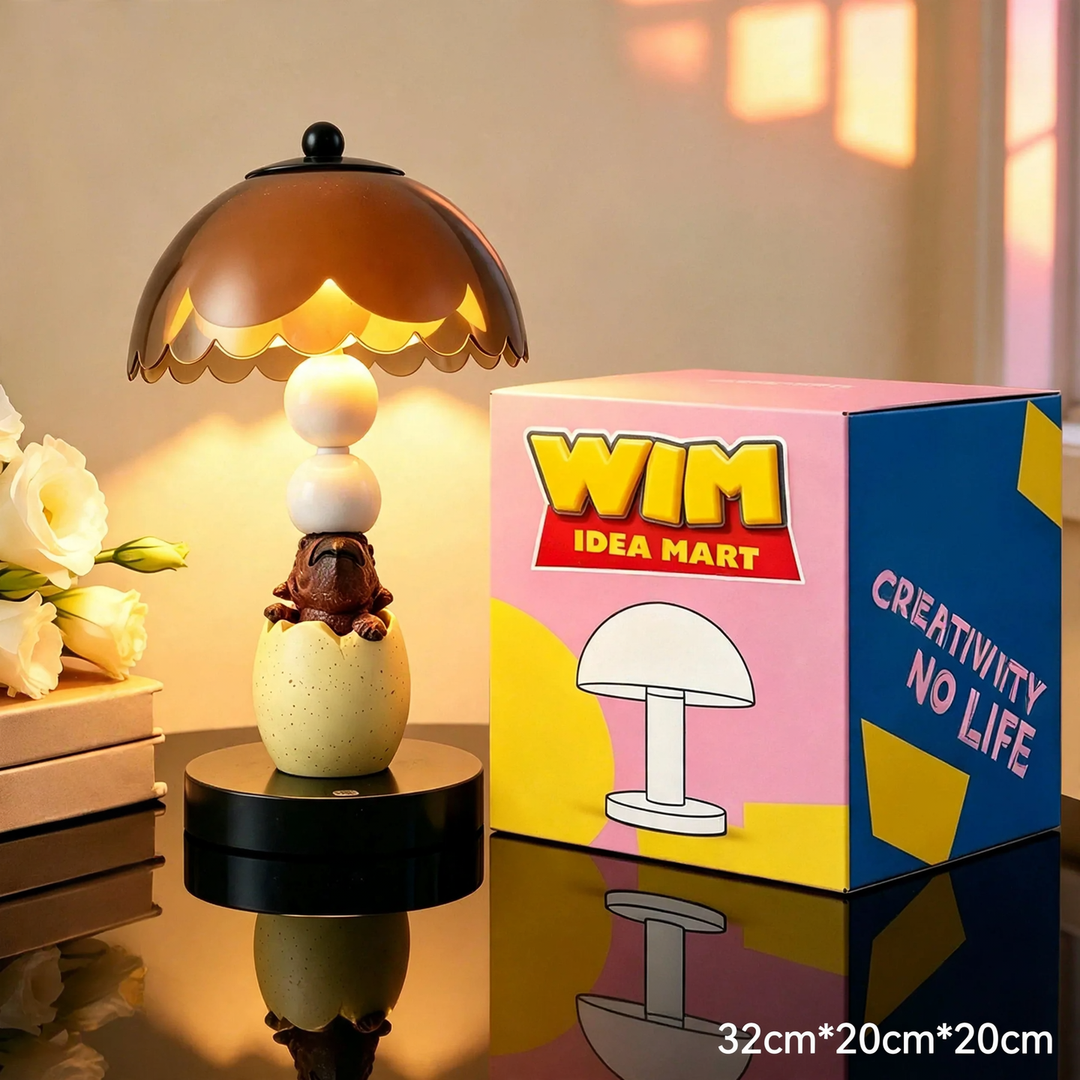 Dinosaur table lamp with color change
