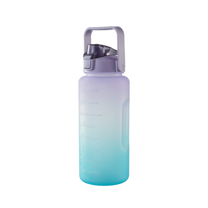 Sports bottle with time scale, 2000 ml, PC