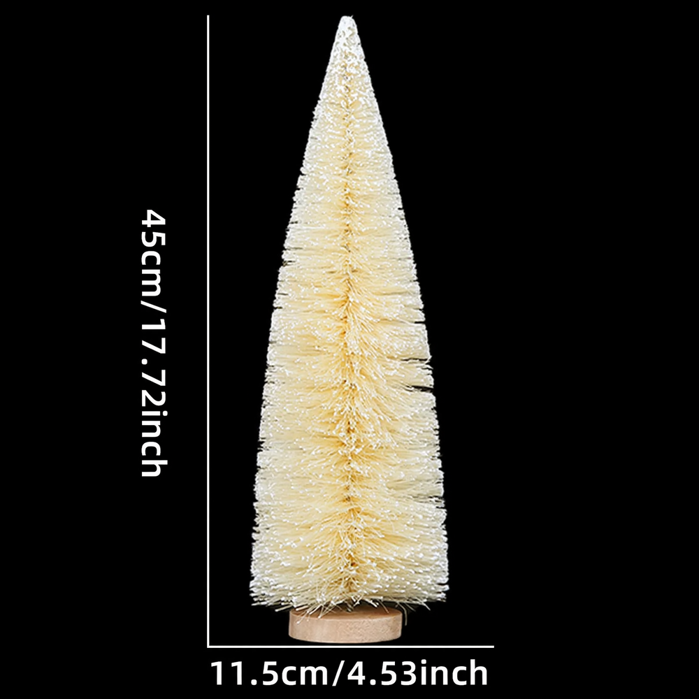 Mini Christmas tree made of sisal, various sizes