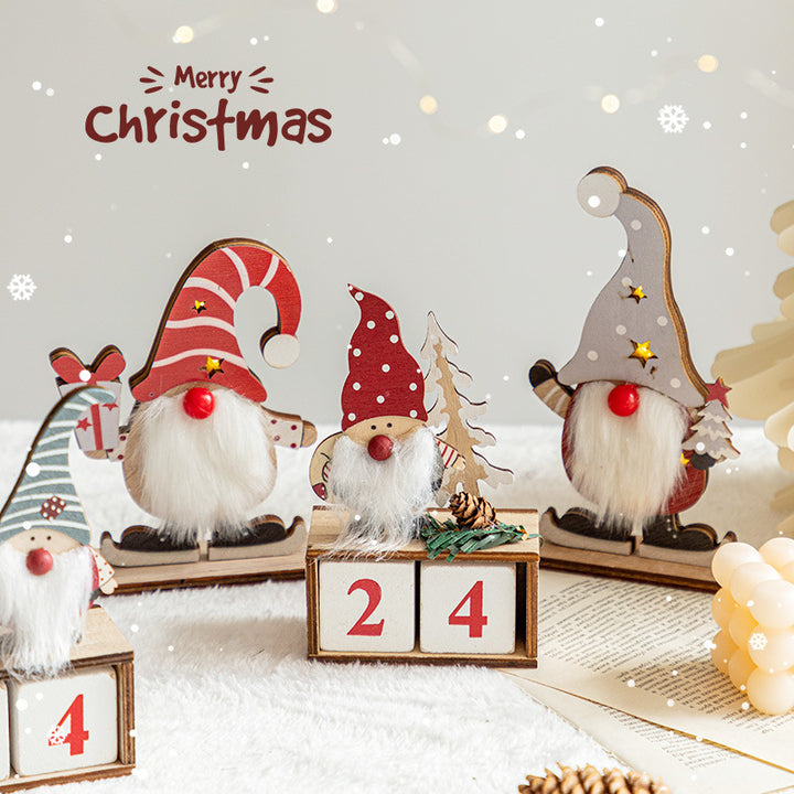 Christmas Advent Calendar made of fabric