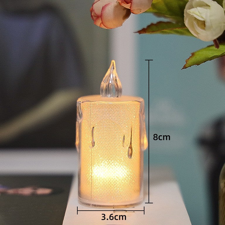 LED Cylinder Candle for Romantic Occasions