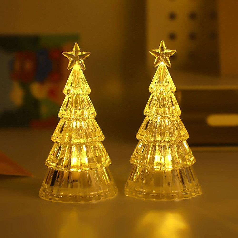 LED Christmas tree night light, decorative table lamp