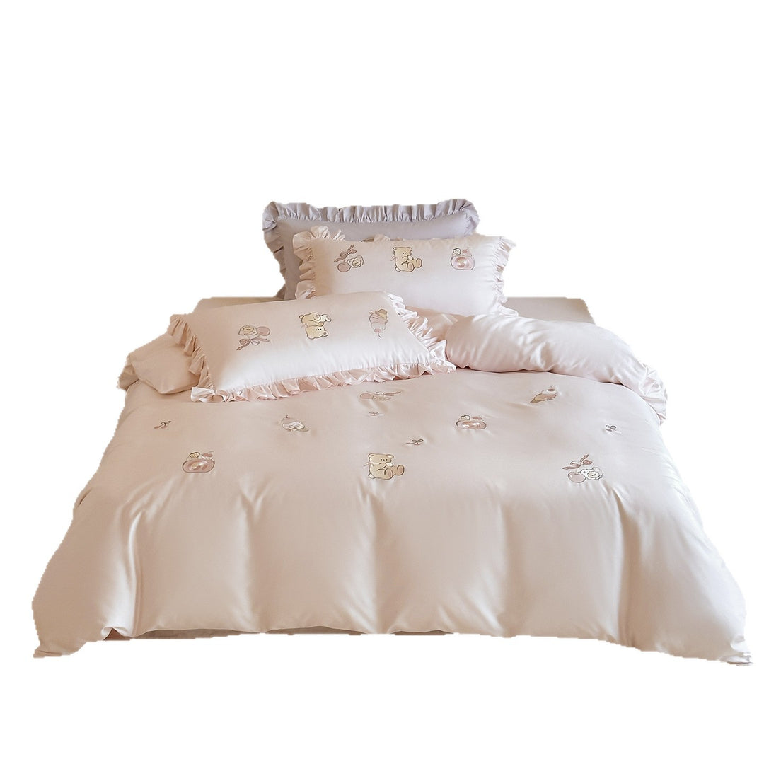 Bedding set made of long-staple cotton, cartoon design