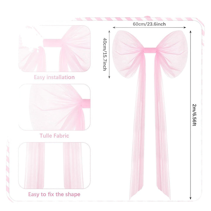 Decorative Christmas tree ribbon with long ribbons
