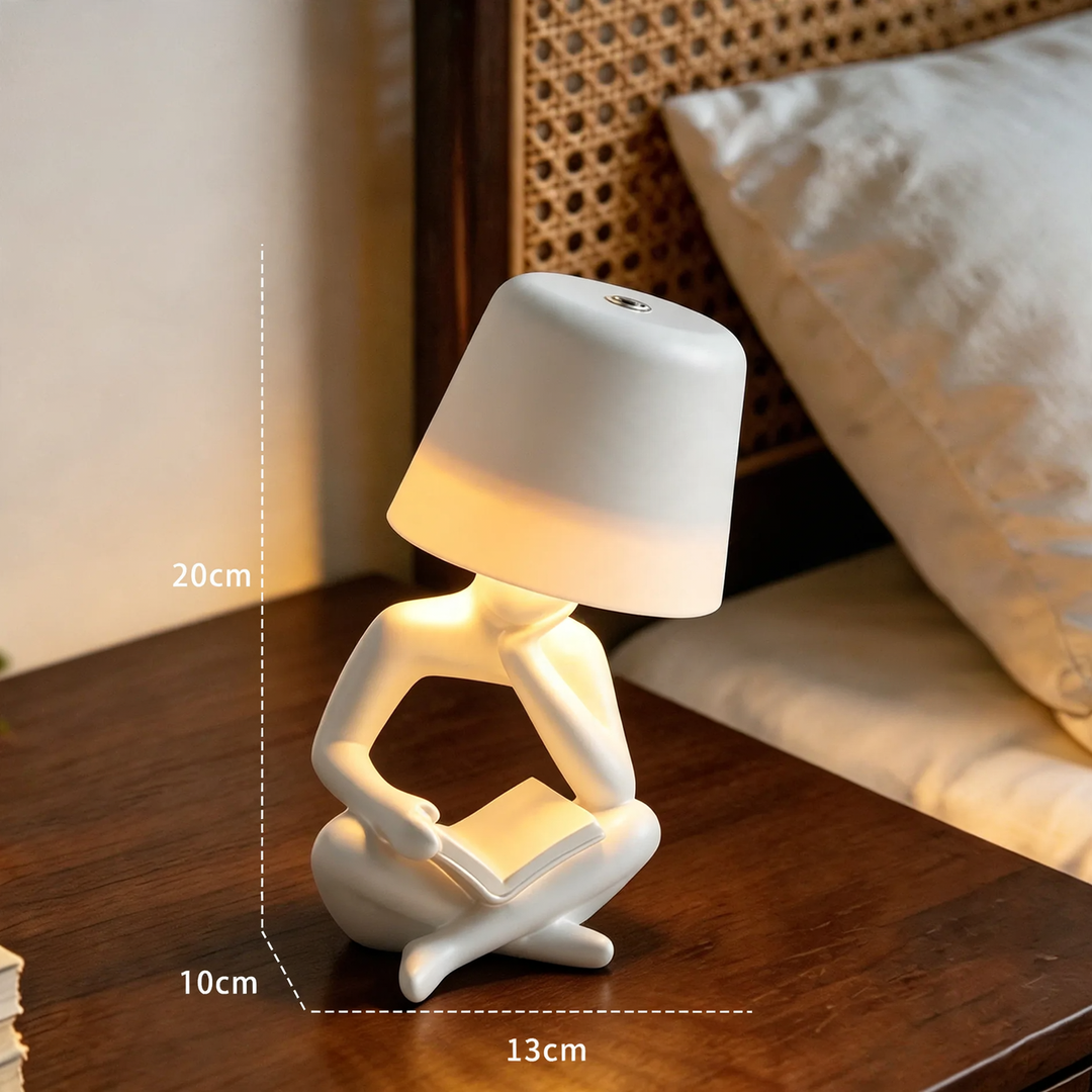 Abstract Reading Figure Table Lamp