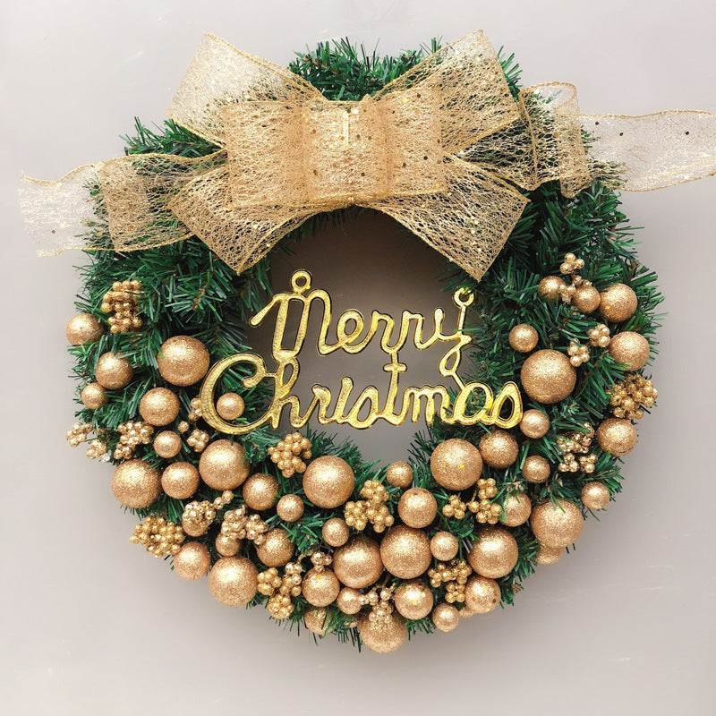 Decorative Christmas wreath for door and wall