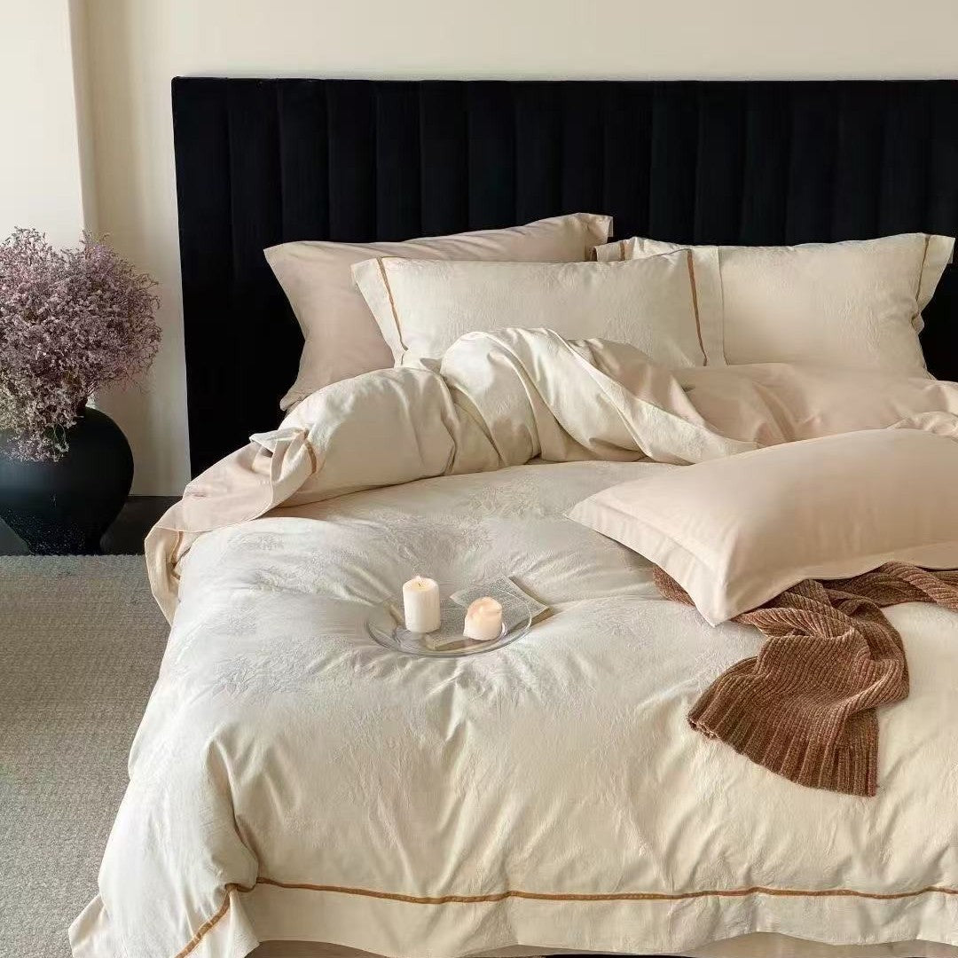 Long staple cotton bedding, 100s, Jacquard