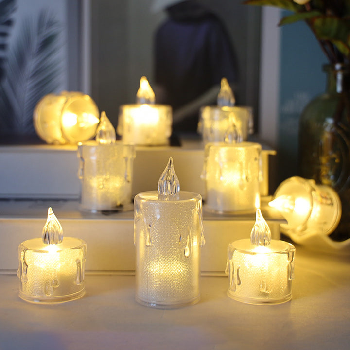 LED Cylinder Candle for Romantic Occasions
