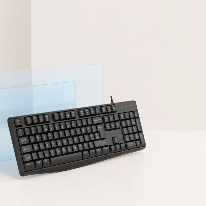 Wired Silent Keyboard for Office and Gaming