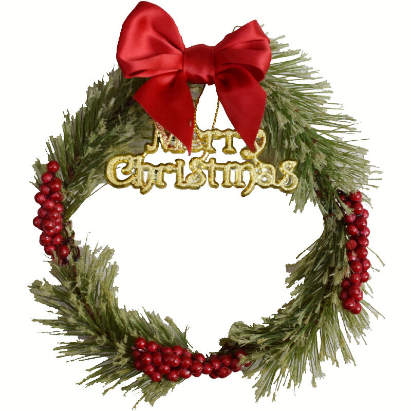 Mini Christmas wreath 15 cm with decoration