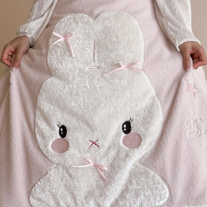 Winter bedding set made of milk fiber fleece, soft and warm