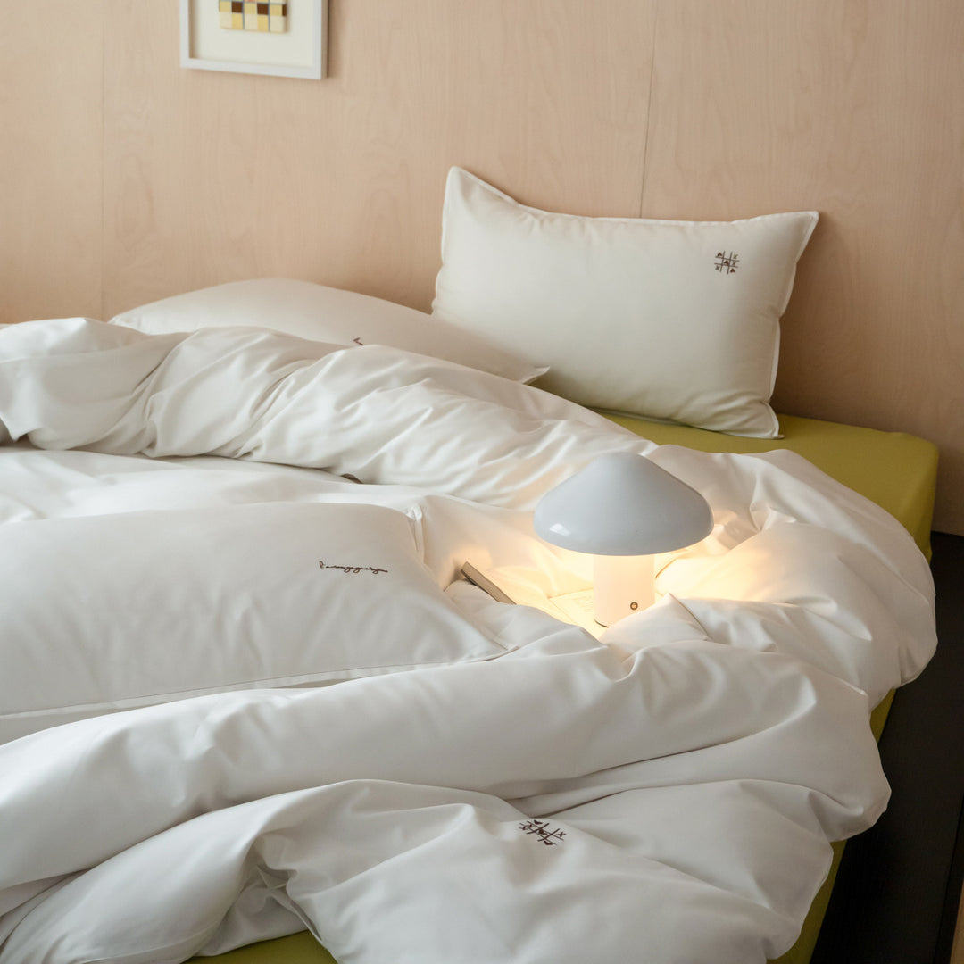 Bedding set, 100s long staple cotton, embroidered