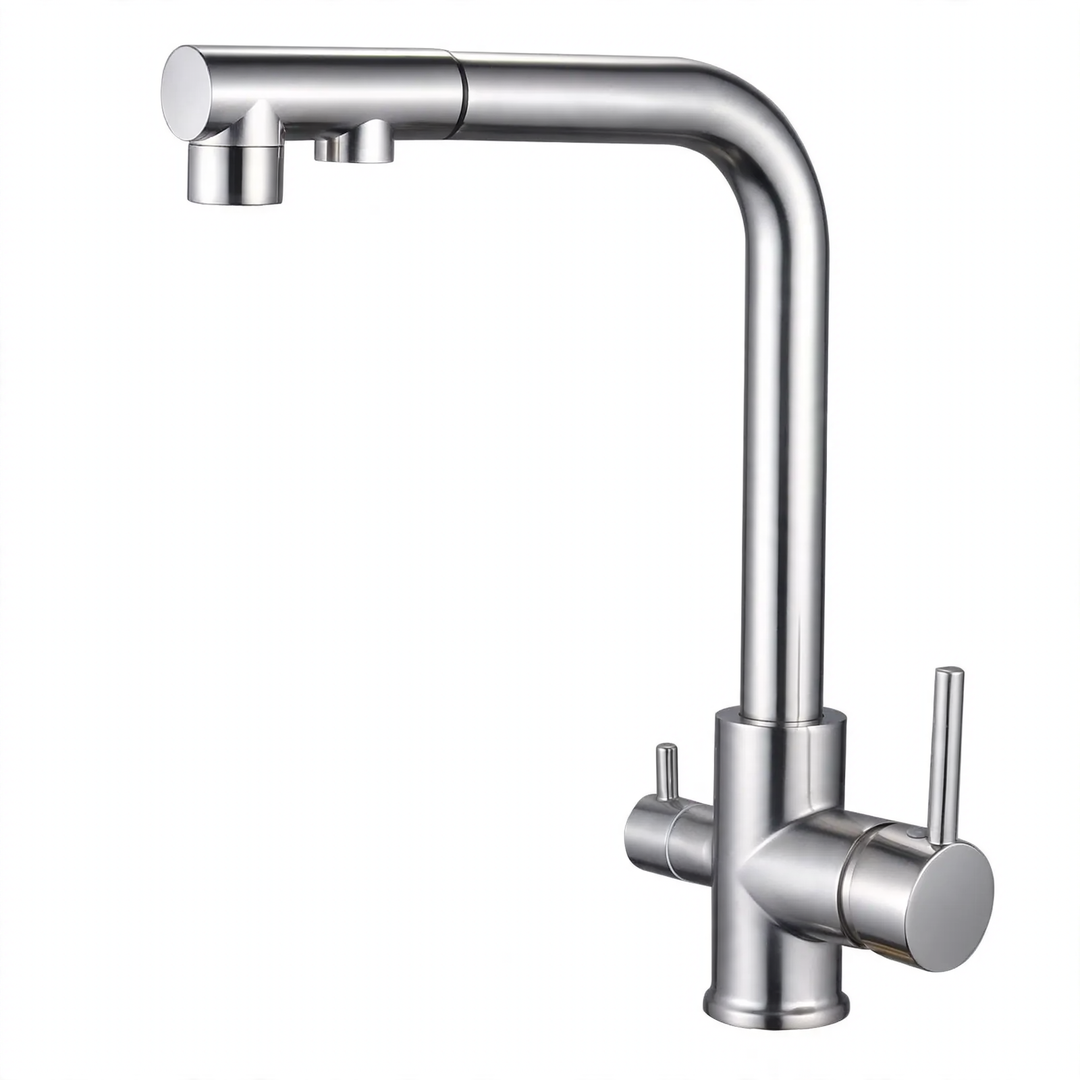 Kitchen faucet stainless steel 304, single lever mixer tap