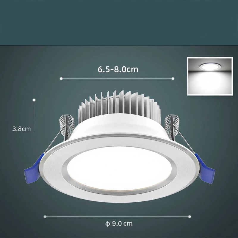 LED recessed light made of aluminum