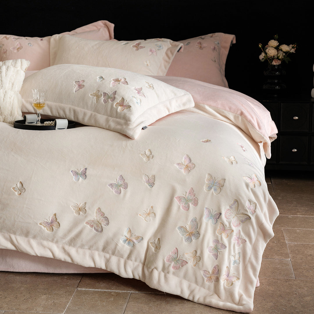 Milk fiber bedding set, 4-piece, winter