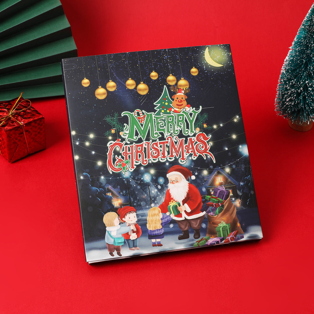 DIY Christmas decoration set with Advent calendar function