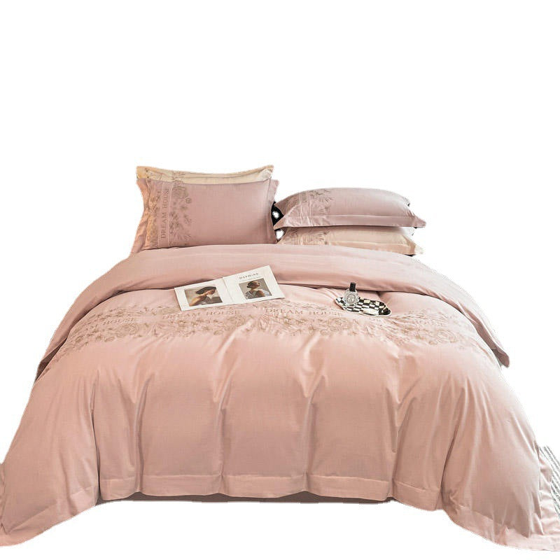 Bedding set made of long-staple cotton, brushed