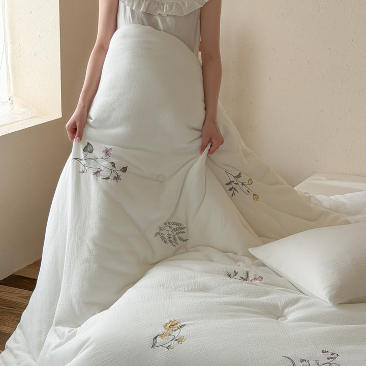 Cotton-silk duvet, 10% silk content, various sizes