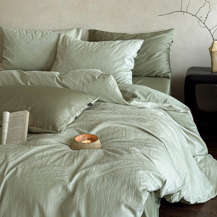 Long-staple cotton bedding, 100, satin binding