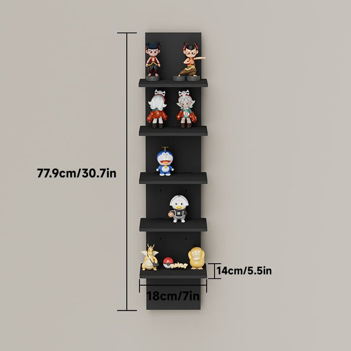 Corner shelf made of dense plywood, multi-layered