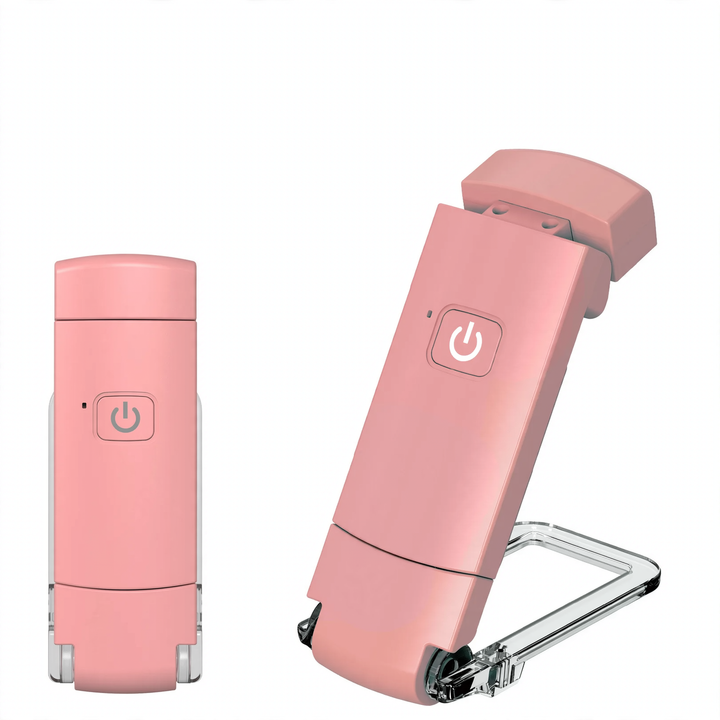 Portable LED clip light in minimalist design